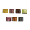 Série complète de 7 fèves Fauchon 2000