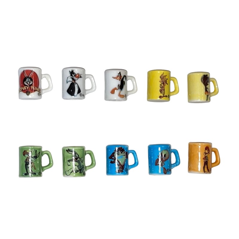 Série complète de 10 fèves Mugs babies 2001