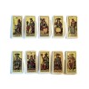 Série complète de 10 fèves Tarot 2001