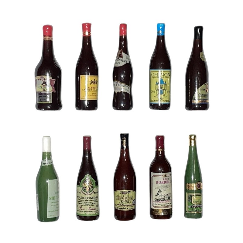 Série complète de 10 fèves Cuvée du millénium Pré-série 2001