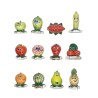 Série complète de 12 fèves Petits fruits 2001