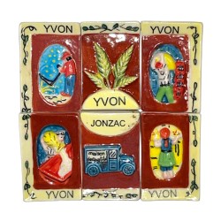 Série complète de 6 fèves Yvon - Tableau de la tradition 2002