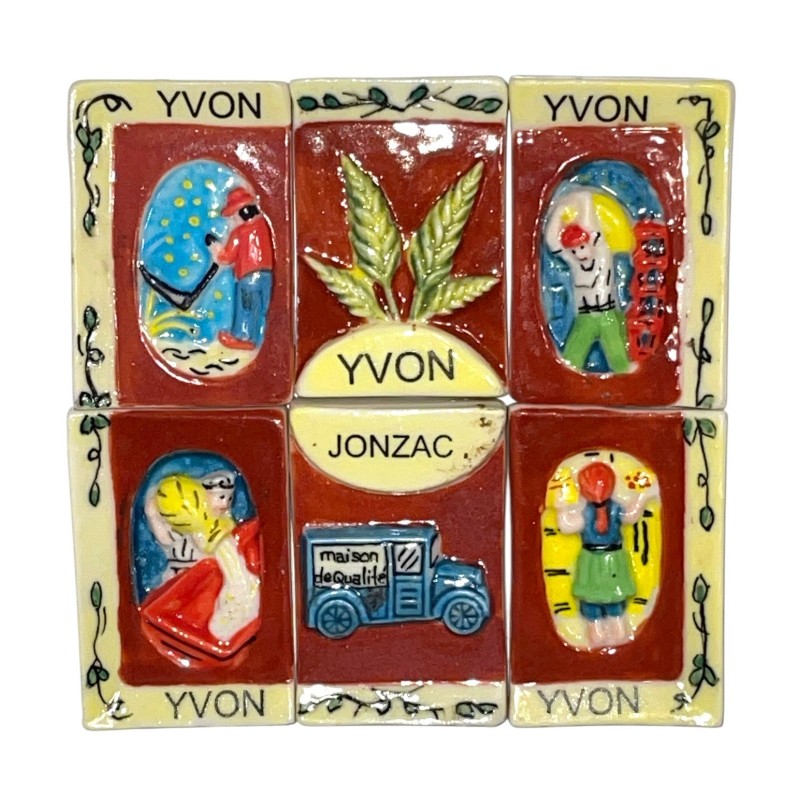 Série complète de 6 fèves Yvon - Tableau de la tradition 2002