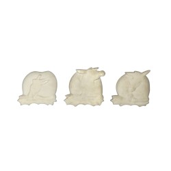 Série complète de 3 fèves Poilâne 2001