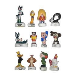 Série complète de 12 fèves Ca cartoon Bugs Bunny 2002