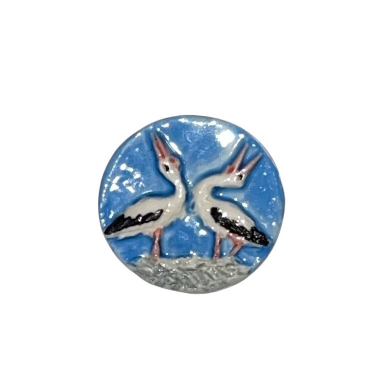 Série complète de 1 fève Midgard - 6ème cigogne 2002