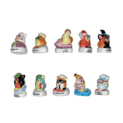 Série complète de 10 fèves Furby 2002