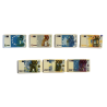 Série complète de 7 fèves Mauduit 2002