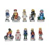 Série complète de 10 fèves Playmobil 2003