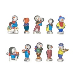 Série complète de 10 fèves T'Choupi 2003