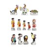 Série complète de 12 fèves Lucky Luke 2003