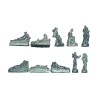 Série complète de 10 fèves Célèbres statues du monde 2003