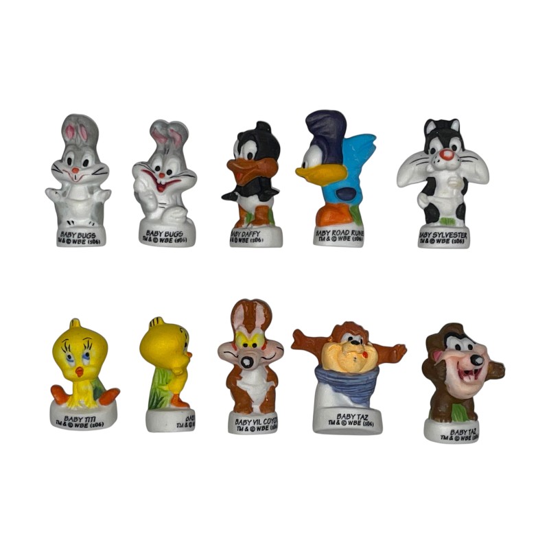 Série complète de 10 fèves Looney Babies S06 2003
