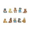Série complète de 10 fèves 100 ans d'ours en peluche I 2003