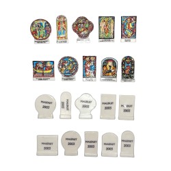 Série complète de 10 fèves Mauduit - Les rois de lumière 2003
