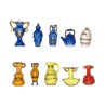 Série complète de 10 fèves Vases et amphores 2003