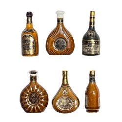 Série complète de 6 fèves Les alcools 2003