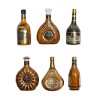 Série complète de 6 fèves Les alcools 2003