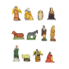 Série complète de 12 fèves Nativité renaissance 2004