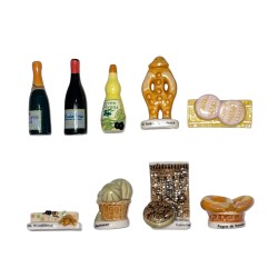 Série complète de 9 fèves Les 9 saveurs 2004
