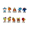 Série complète de 10 fèves Bonhomme et les dames Pré-série 2005