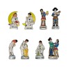 Série complète de 8 fèves Pierrot et ses amis 2005
