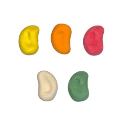 Série complète de 5 fèves Les fèves colorées Prototype