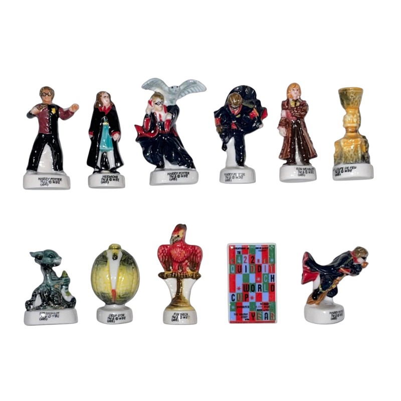 Série complète de 11 fèves Harry Potter et la coupe de feu + Fève coffret 2006