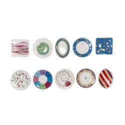 Série complète de 10 fèves Porcelaine et créations 2006