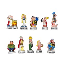Série complète de 10 fèves Astérix et compagnie 2006