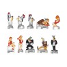 Série complète de 10 fèves Tex Avery 2006