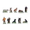 Série complète de 10 fèves La chasse I 2006