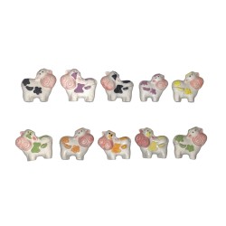 Série complète de 10 fèves Oh les vaches 2006