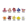 Série complète de 10 fèves Les orchidées 2006