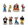 Série complète de 8 fèves Popeye 2006