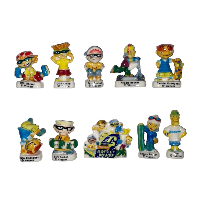 Série complète de 10 fèves Rocket Power 2006