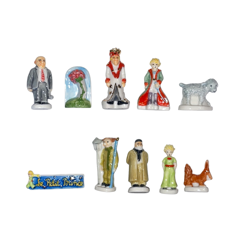 Série complète de 10 fèves Banette - Le Petit Prince 2006