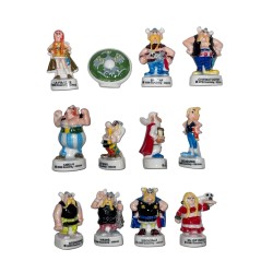 Série complète de 12 fèves Astérix et les Vikings 2007