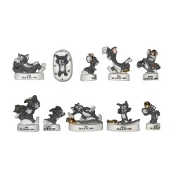 Série complète de 10 fèves Tom et Jerry millénium 2007