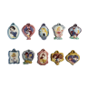 Série complète de 10 fèves Pendentifs Disney 2007