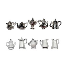 Série complète de 10 fèves Porcelaine royale 2007