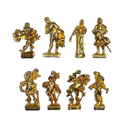 Série complète de 8 fèves Les 3 mousquetaires