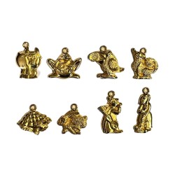 Série complète de 8 fèves Fables de la Fontaine II 1993
