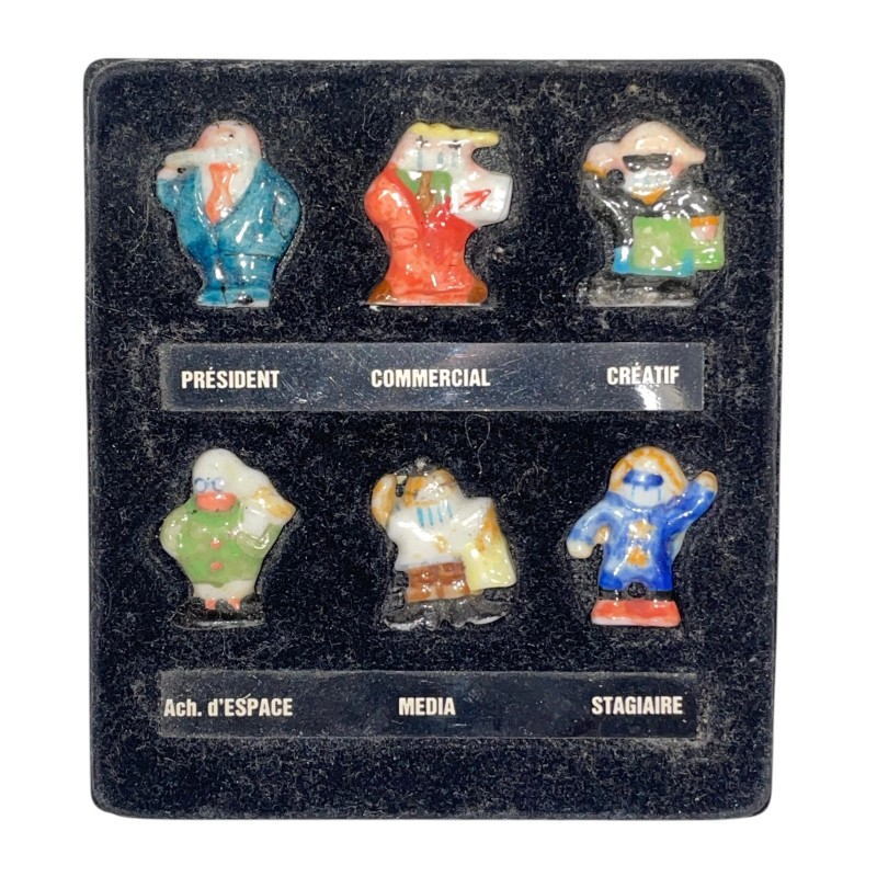 Série complète de 6 fèves Agence de marketing 1994