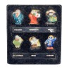 Série complète de 6 fèves Agence de marketing 1994