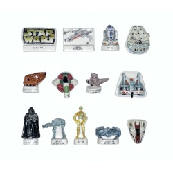 Série complète de 13 fèves Star Wars 2000