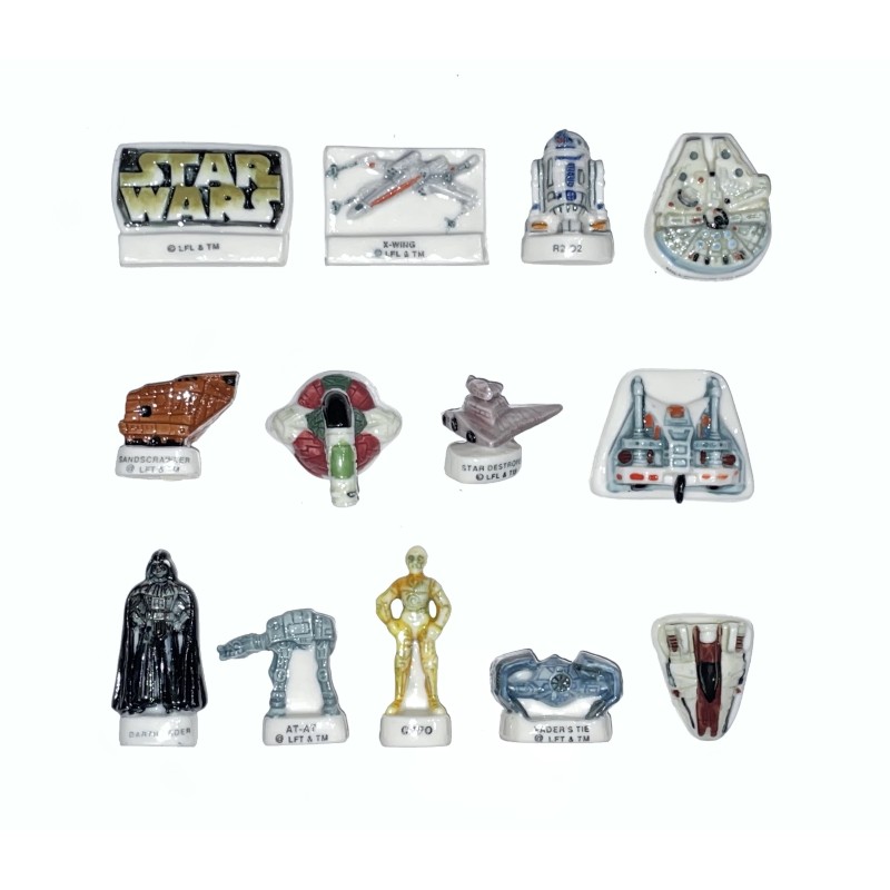 Série complète de 13 fèves Star Wars 2000