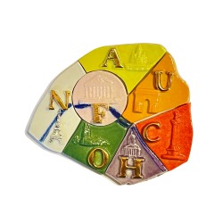 Série complète de 7 fèves Fauchon - Puzzle III 2004