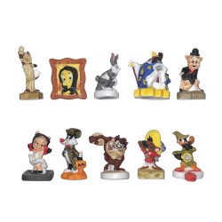 Série complète de 10 fèves Looney Tunes détournés 2008