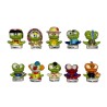 Série complète de 10 fèves Les froggies 2008